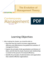 Lecture 3, The Evolution of Management Theory