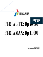 Daftar Harga Bensin