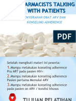 8 Penyerahan ARV Dan Konseling Adherence Pra Art, On Arv (041016)