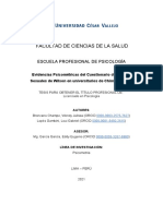 Propiedades Psicométricas Del Cuestionario de Fantasias Sexuales de Wilson Chimbote - 2020