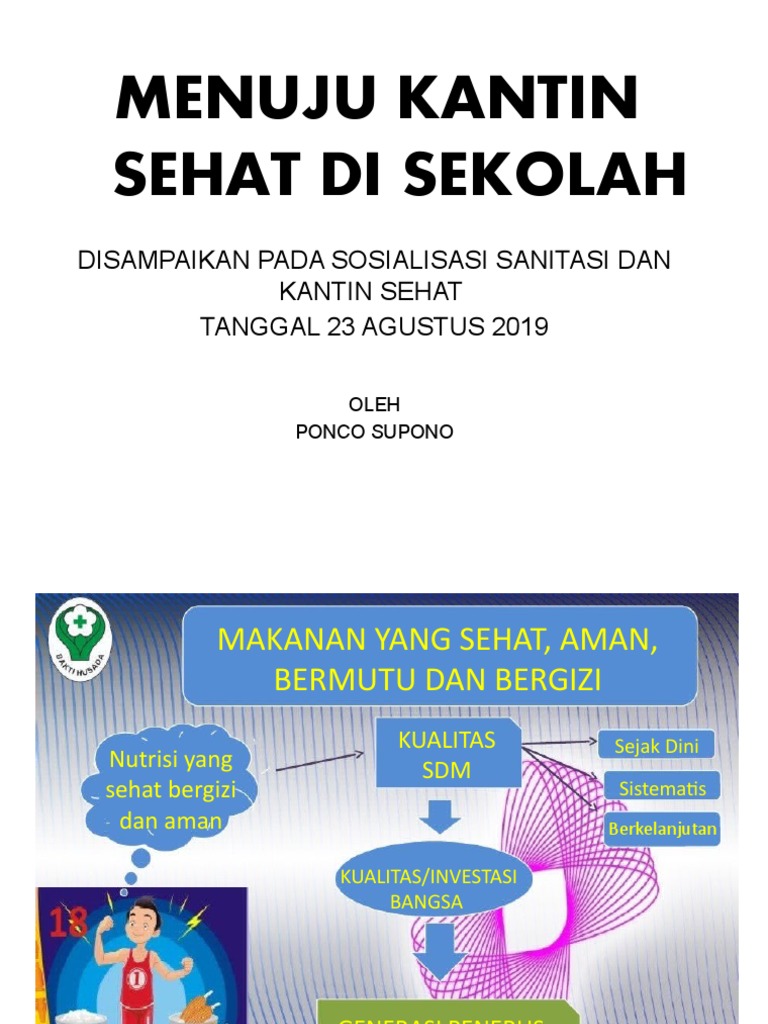 Panduan Kantin Sehat di Sekolah | PDF | Memasak, Makanan, & Anggur
