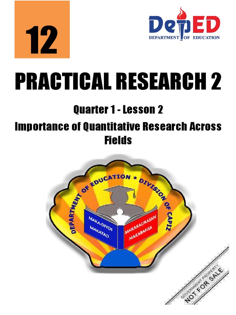 Shs Practical Research 2 Lesson 2 0c0 Pdf Quantitative Research