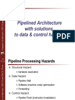 Pipelined Architecture With Solutions To Data & Control Hazards