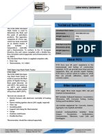 Flash Point: Technical Specifications