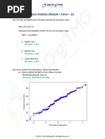 Statistics and Probability