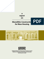 A On Monolithic Construction For Mass Housing