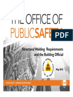 BOABC Structural Welding Requirements The Building Official May 2015