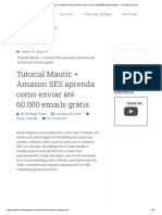 Tutorial Mautic + Amazon SES aprenda como enviar até 60.000 emails grátis – Criar Blog do Zero
