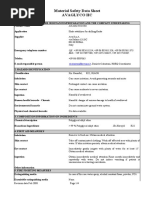 Material Safety Data Sheet Avaglyco HC