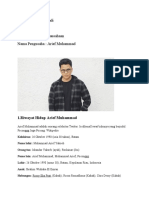 ARIEF MUHAMMAD'S BIOGRAPHY