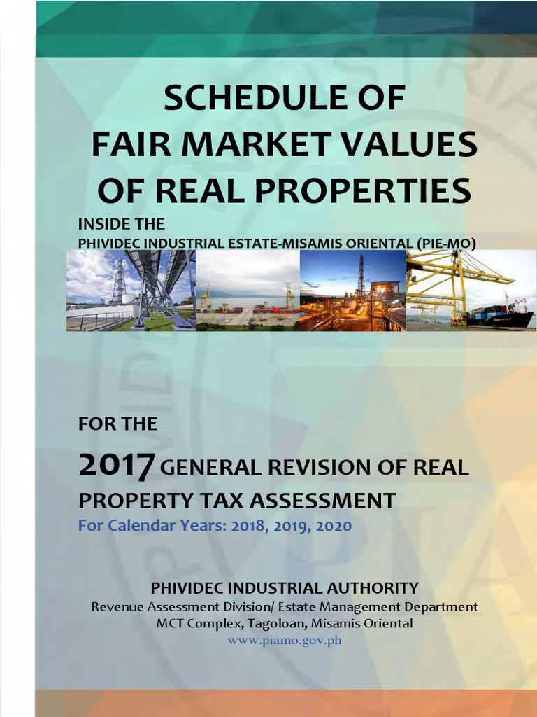 Schedule of Fair Market Values of Real Properties (Small File) PDF