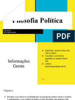 Filosofia Política: Pensamento Clássico e Moderno