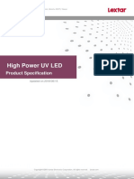 High Power UV LED: Product Specification