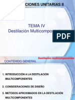 Destilación Multicomponentes (Sección B)