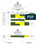 Grade 8 Molave Classroom Program S.Y. 2021-2022 Quarter 1