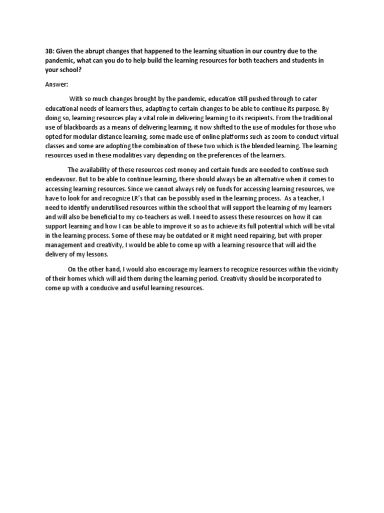 3B Reflection | PDF | Wellness
