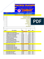 Peacock Crackers Pricelist 2021 (Consumer)