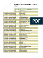 Format Import Nilai Pts Dan Pas Kelas 95