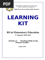 Learning KIT: BS in Elementary Education