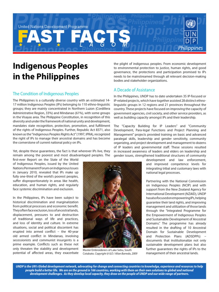 Indigenous Peoples' Rights in the Philippines | PDF | United Nations ...