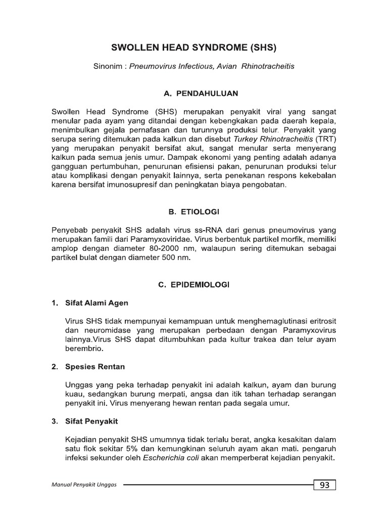 Swollen Head Syndrome (SHS) PDF