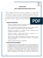 Convocatoria Curso VI de Instructores