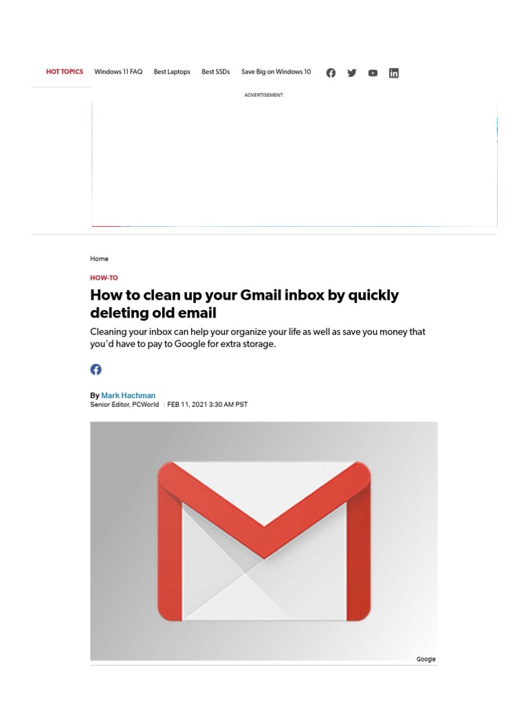0How To Clean Up Your Gmail Inbox by Quickly Deleting Old Email PDF