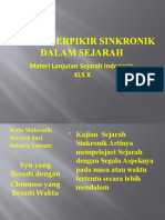 Konsep BERPIKIR Sinkronik Dalam Sejarah