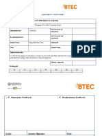 Qualification BTEC Level 5 HND Diploma in Computing Unit Number and Title