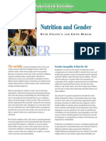 Nutrition and Gender
