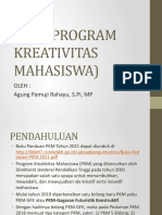 PKM (Program Kreativitas Mahasiswa) Tahun 2020