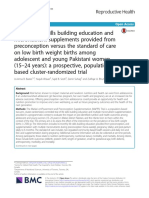 Studyprotocol Open Access: Jo-Anna B. Baxter, Yaqub Wasan, Sajid B. Soofi, Zamir Suhag and Zulfiqar A. Bhutta