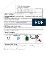 1° Básico - Comparar y Ordenar Números Del 0 Al 20 de Menor A Mayor .PDF 3