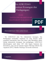 Tes ADKUDAG (Administrasi Keuangan Dan Perdagangan)