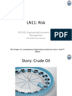 LN11: Risk: EEE 452: Engineering Economics and Management