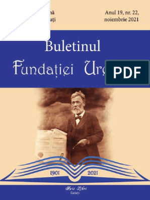 Buletinul Fundației Urechia Nr. 22 | PDF