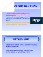 Metabolisme Dan Enzim