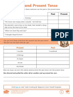 T e 2551375 Past and Present Tense Code Cracking For Beginners ks2 Differentiated Worksheet - Ver - 3