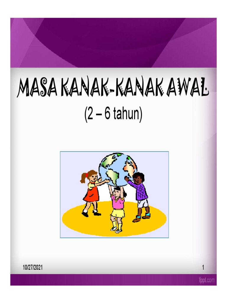 Masa Kanak-Kanak Awal | PDF