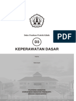 Buku Panduan Praktik Klinik Keperawatan Dasar