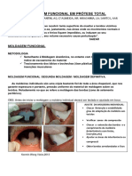 Moldagem funcional em prótese total