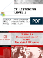 ENG 118 - Listening - Level 1 - 2020S - Lecture Slides - 03, 04