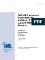 Critical Infrastructure Interdependency Modeling: A Survey of U.S. and International Research