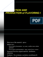 Extraction Production of Flavoring I