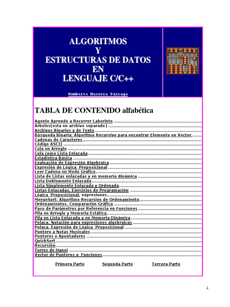 Algoritmos y Estructuras de Datos en C++ | PDF | Cola (tipo de datos ...