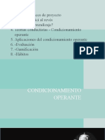 Condicionamiento Operante - Hábitos y Gamificación