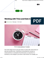 Working With Time and Date in Python