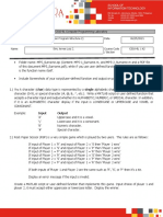 CS10-8L Computer Programming Laboratory Machine Problem# 5 (Selection Program Structure 2) Date 06/25/2021