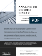 Analisis Uji Regresi Linear