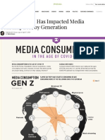 How COVID-19 Has Impacted Media Consumption, by Generation